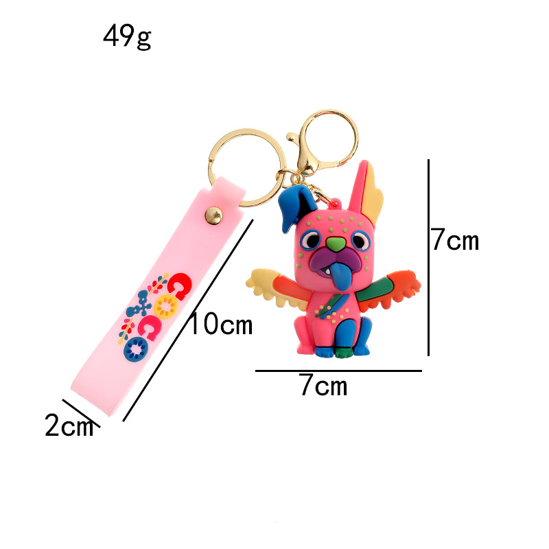 Cartoon Coco Series Keychain Pendant Other Bands Silicone Doll Couple Bags Car Pendant