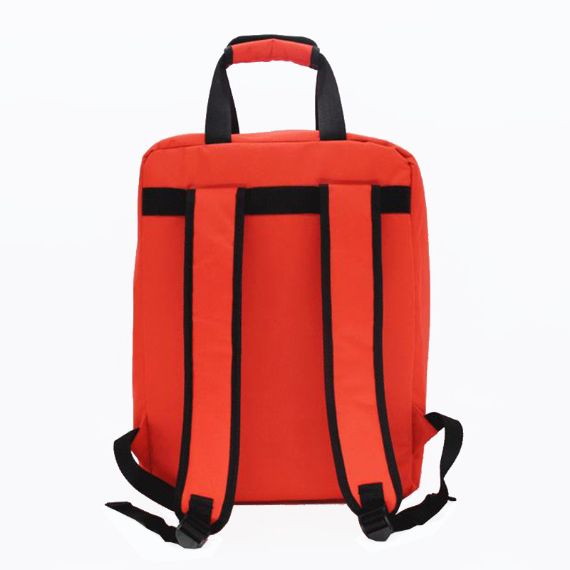 印刷logo应急救援双肩背包橘红大容量红十字海上消防汛aed收纳包