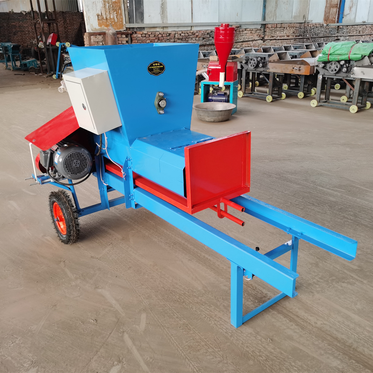 家用小型青储打包机打捆机青贮机玉米秸秆干湿两用打捆包膜一体机