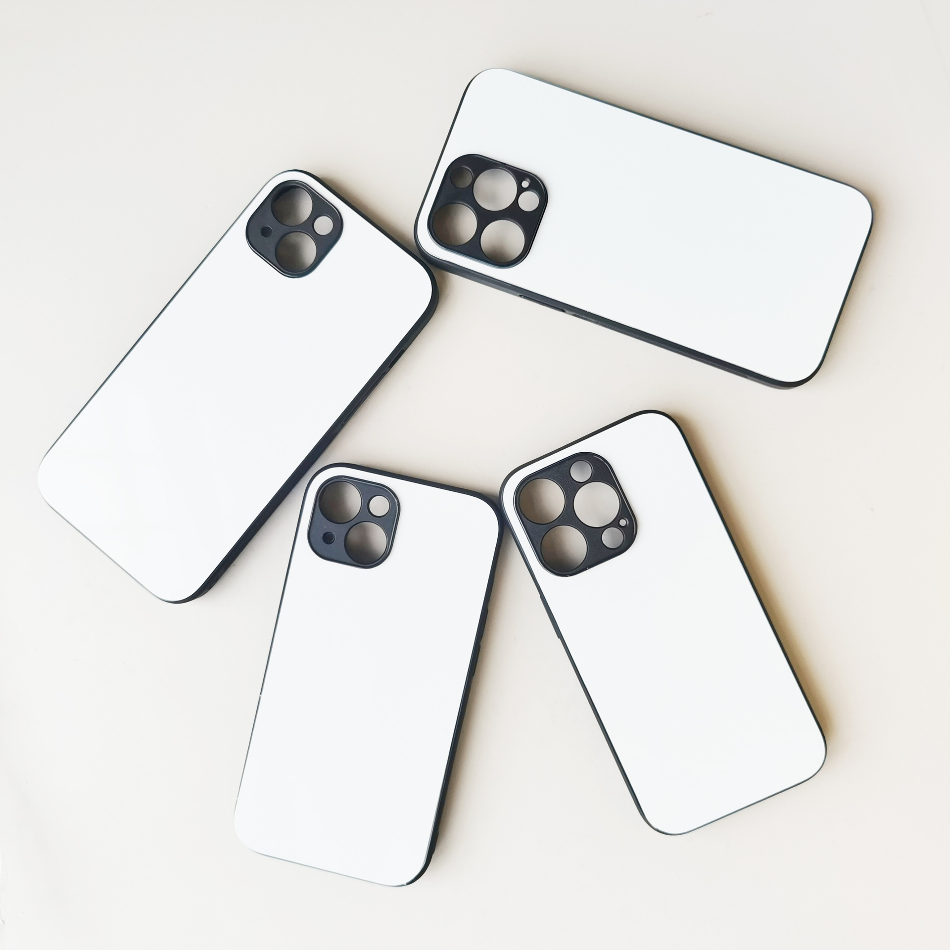 适用于iphone14promax 空白手机壳 热转印软壳二合一tpu pc 铝片