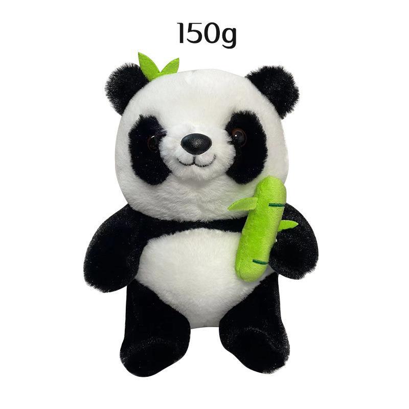 跨境新品bamboo panda plush竹筒熊猫毛绒玩具竹子背包熊猫花花