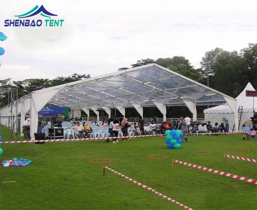 户外全透光pvc活动宴会帐篷 草地浪漫婚礼帐篷