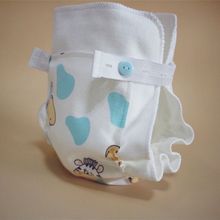 婴儿尿布裤秋冬纯棉新生宝宝防水尿布透气尿布兜可洗尿介子布尿裤