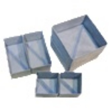 Wholesale Cross-Border Nonwoven Fabric Storage Box Socks Bra Underwear Drawer Six-Piece Set Foldable Storage Box