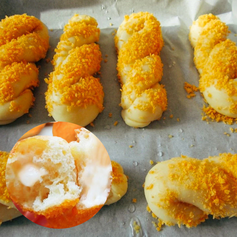 糯米果的馅料卡仕达酱奶酪酸奶榴莲巧克力味泡芙蛋糕沙拉夹心馅