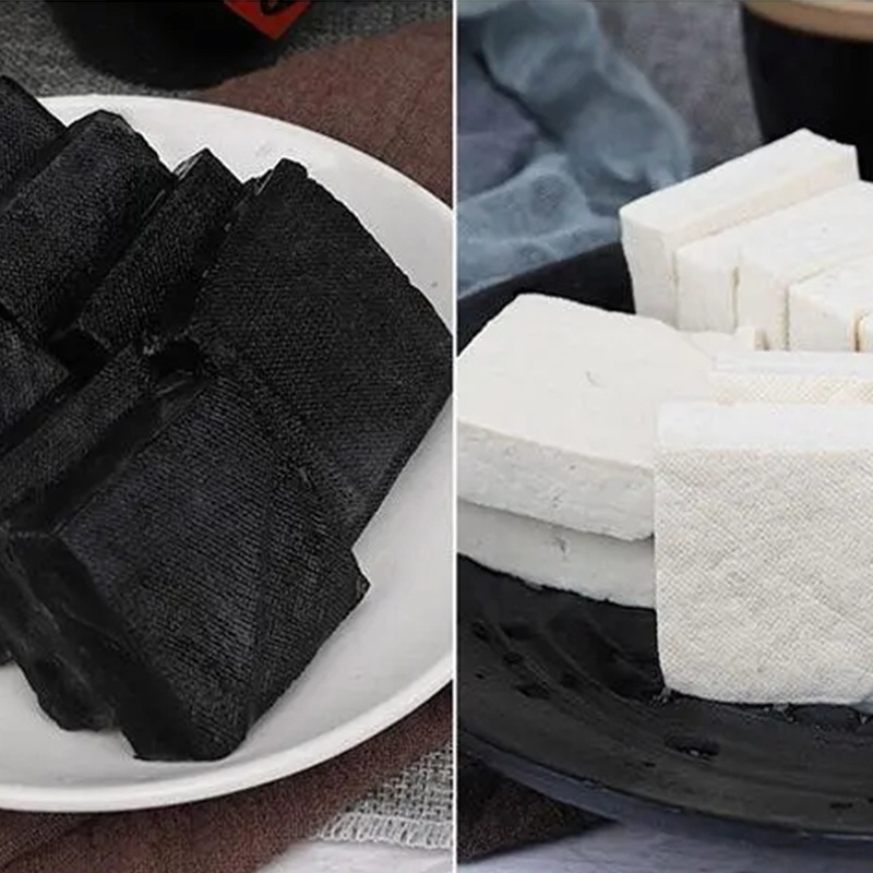 厂家批发灌汤臭豆腐生胚黑白色商用家用摆摊小吃