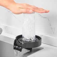 高压洗杯器304不锈钢厨房水槽洗菜盆咖啡奶茶店自动冲杯子神器
