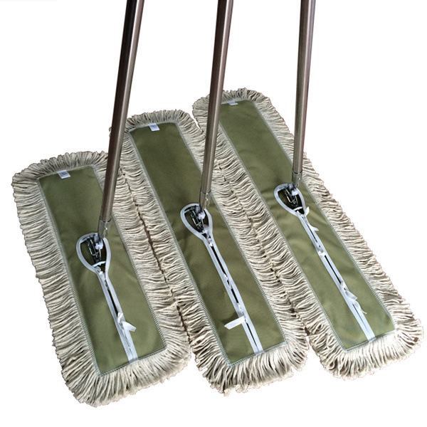 加厚加密尘推大号平板拖把棉线排拖拖地大拖把酒店尘推平拖拖布60