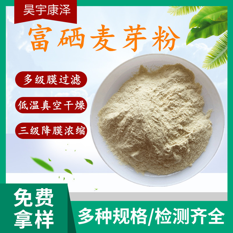 富硒麦芽粉 100ppm 麦芽萃取粉 天然硒原料 麦芽粉 现货 量大从优