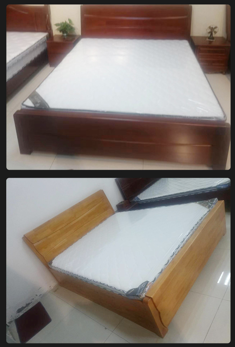 四川纯香柏木全实木床高箱储物双人床家用批发