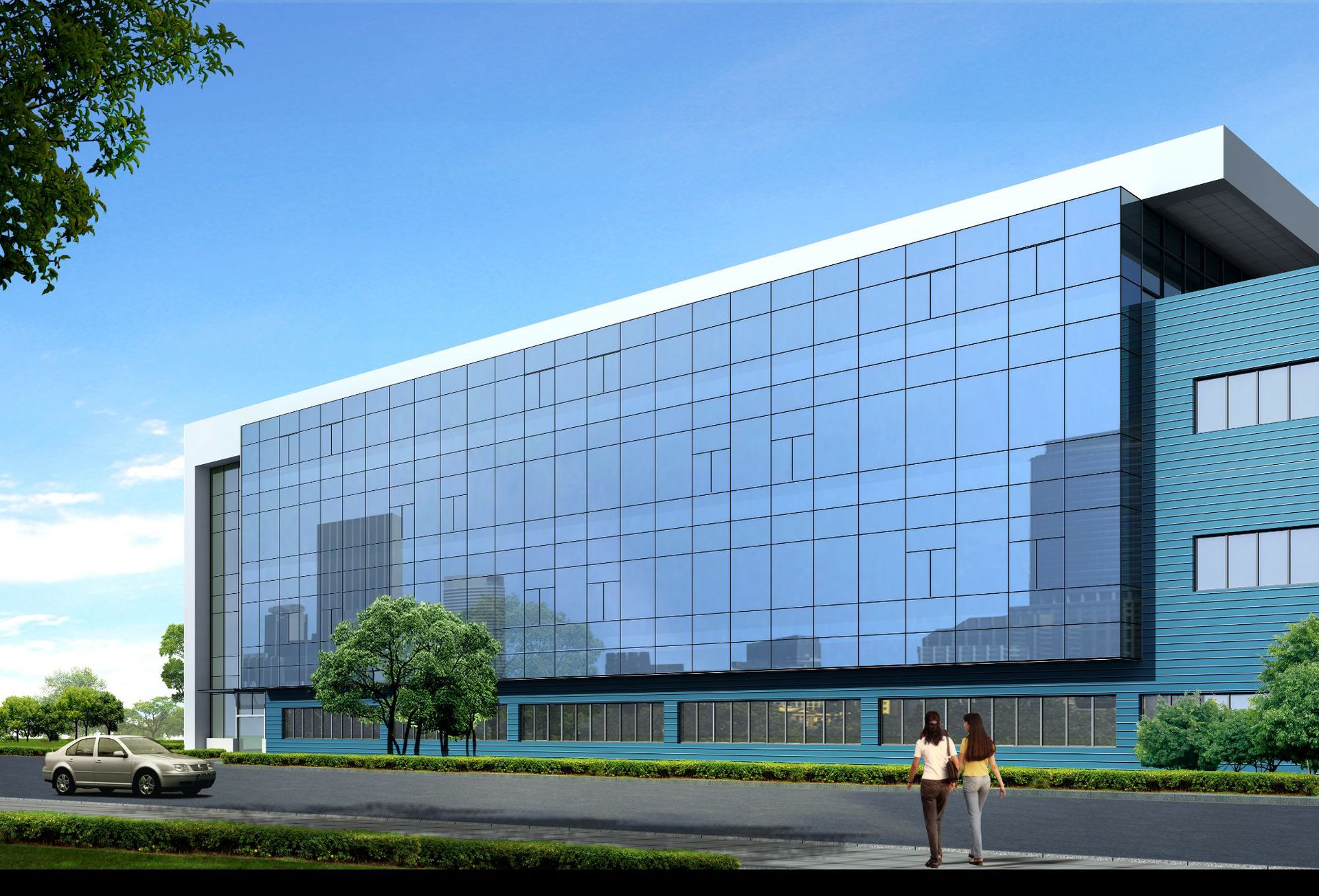 机场航站楼办公楼玻璃幕墙