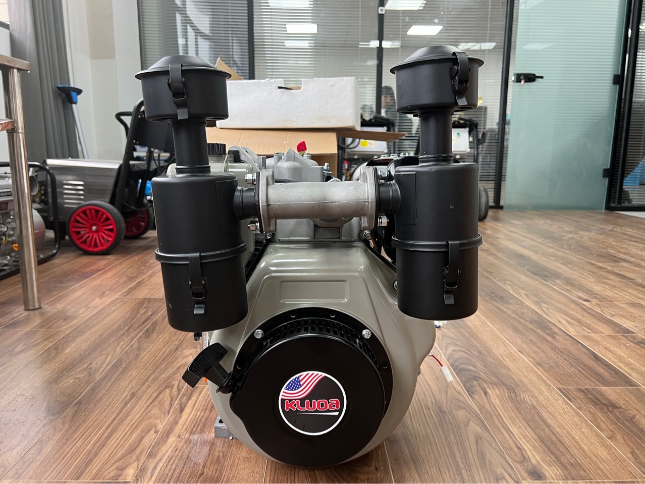 科罗拉风冷单缸柴油机186f 192f风冷电启动柴油动力机组动力单机