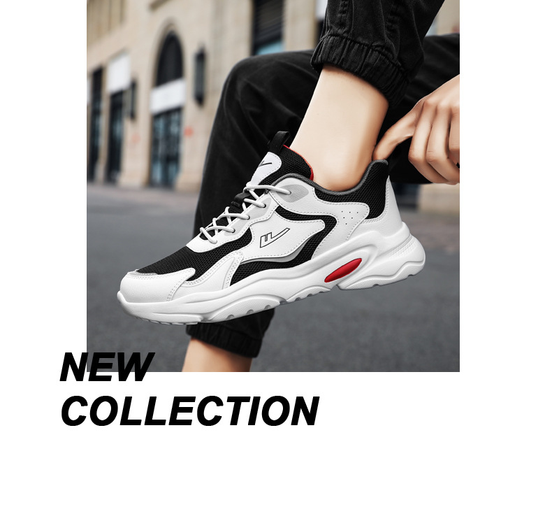 回力男鞋正品夏季款镂空网面透气老爹鞋ins运动休闲跑