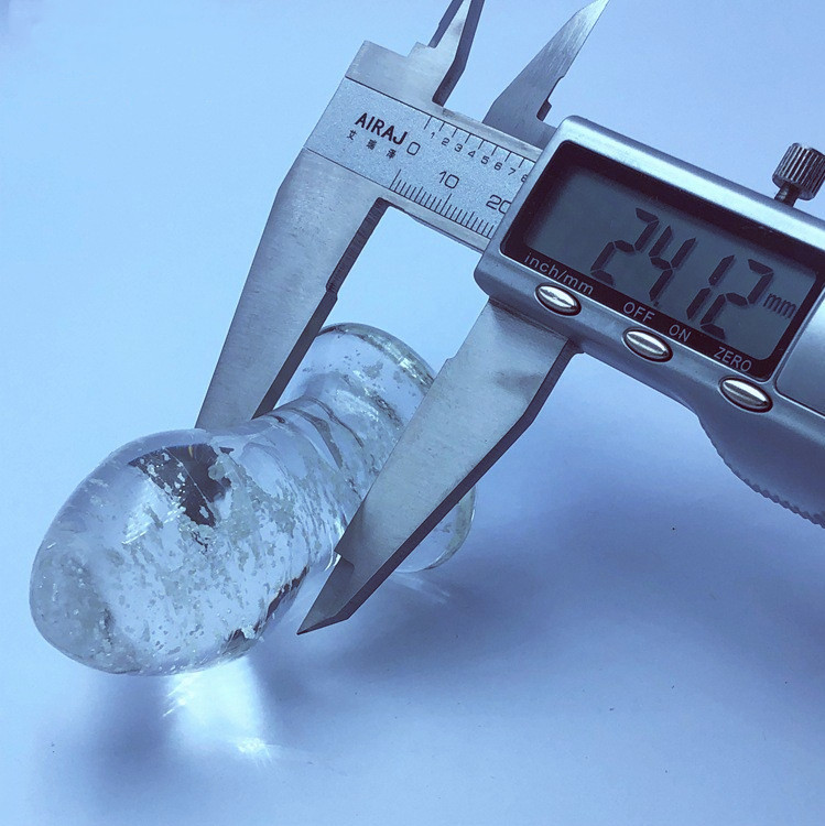 水晶玻璃按摩棒玻璃阳具后庭肛塞性工具夫妻情趣用品厂家批发