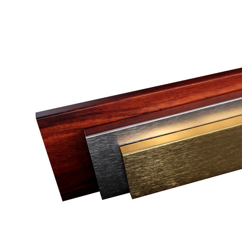 金属厨房北欧金色铝合金踢脚线6cm配件拐角拉丝厨柜简约边角环保