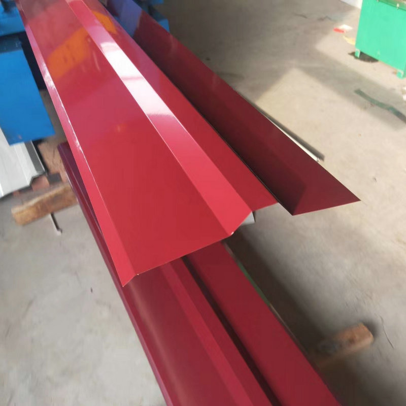 厂家供应彩钢屋脊瓦 房顶屋脊瓦仿古彩钢琉璃瓦金属屋脊瓦