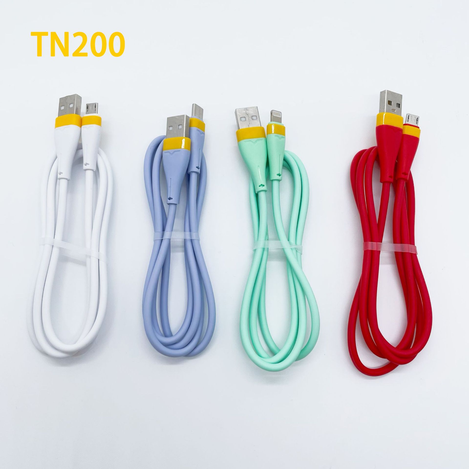 Tn200 New Woven Fast Charge Data Cable I5 Android TC Smartphone Qc3.0 Fast Charge Function Delivery Supported