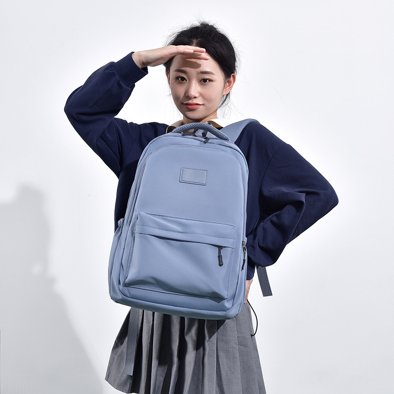 Schoolbag for Male and Female College Students Korean Style Trendy Large Capacity High School Students Junior High School Backpack Computer Bag Fashion Travel Bag