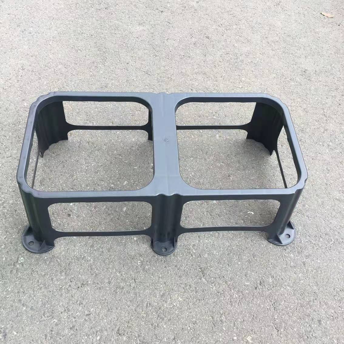 30l/50l户外垃圾桶固定架 塑料垃圾桶配套固定支撑架塑料固定底座