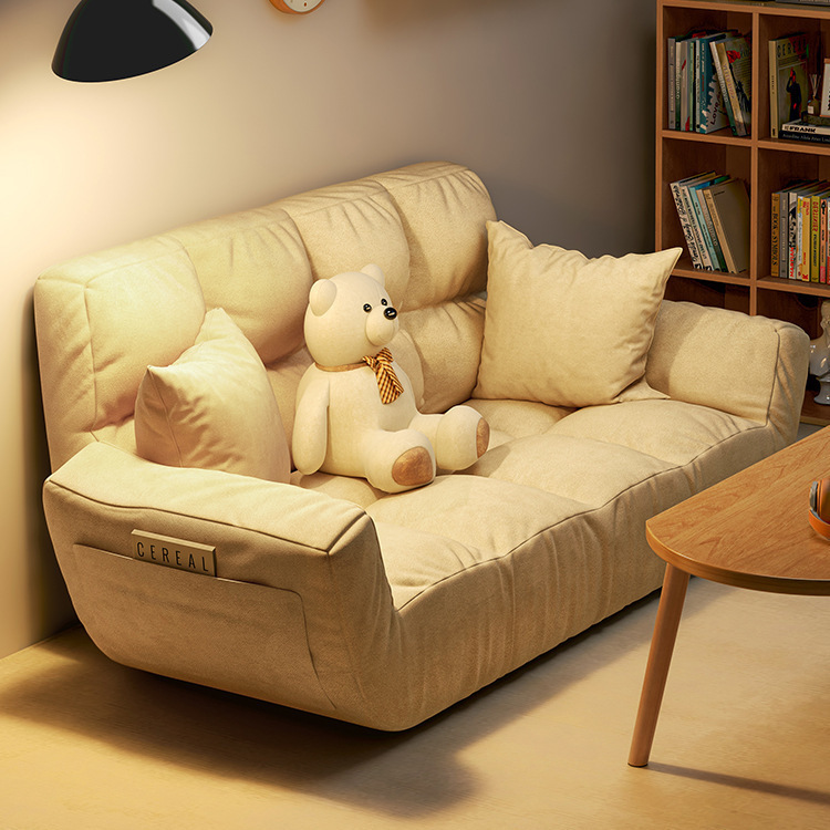 懒人沙发小户型出租屋可躺可睡小户型网红卧室家用休闲双人小沙发