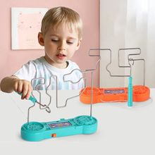 Buzz Wire Game Kids Collision Electric Shock Maze Touch Game