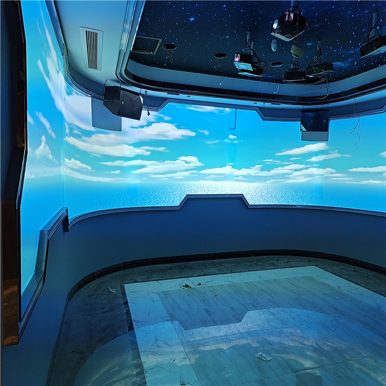 3d沉浸式投影商场墙面互动5d光影餐厅宴会厅全息ktv酒吧