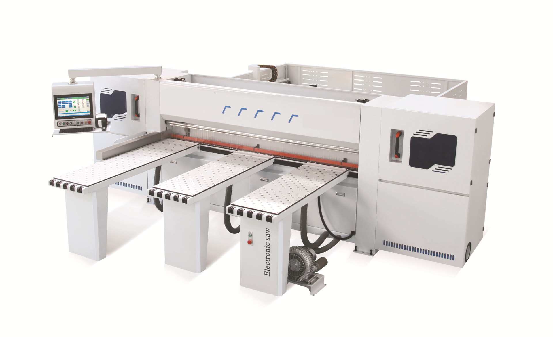 广东木工电脑裁板锯全自动电子开料锯高精准高速开料锯