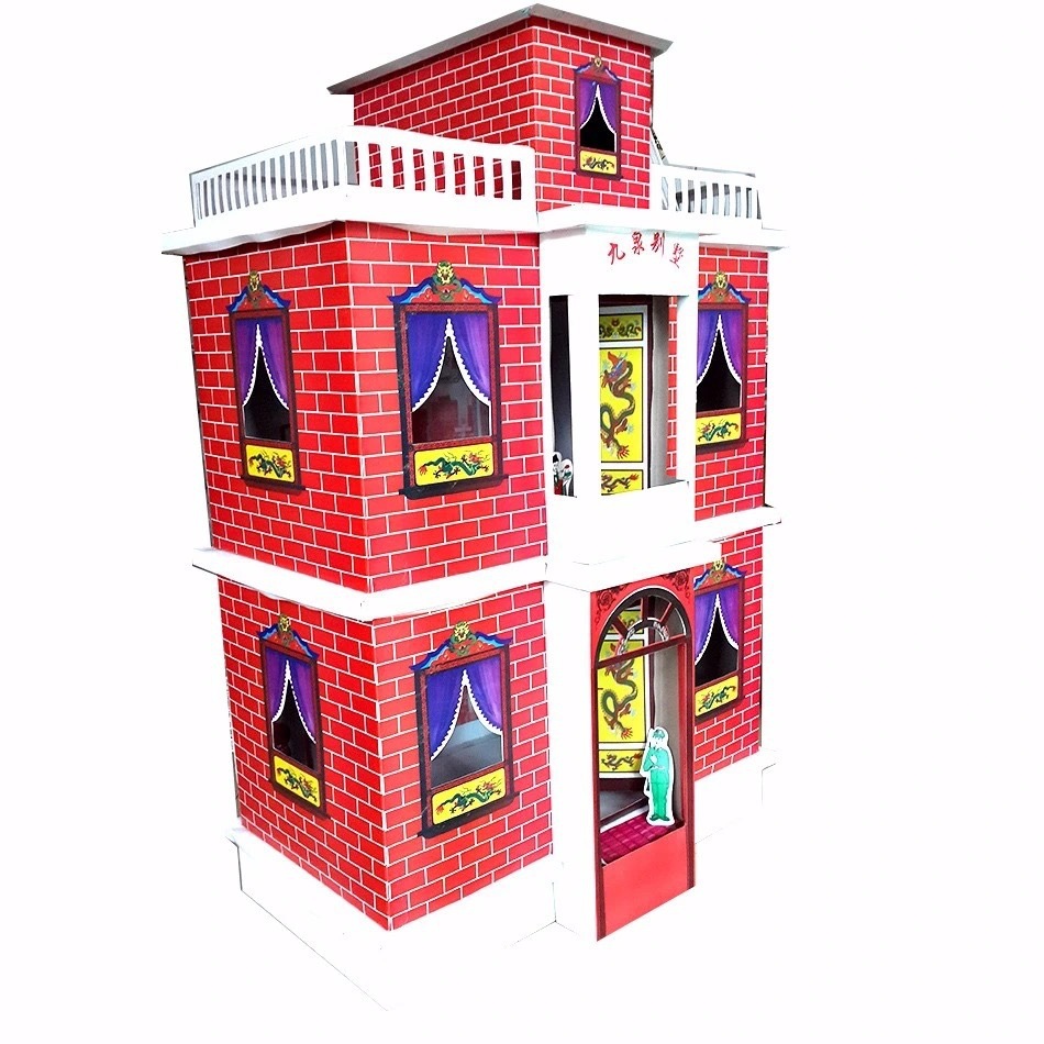 【新九泉别墅】二层三层楼房祭祀殡葬用品纸扎纸活纸房子灵屋