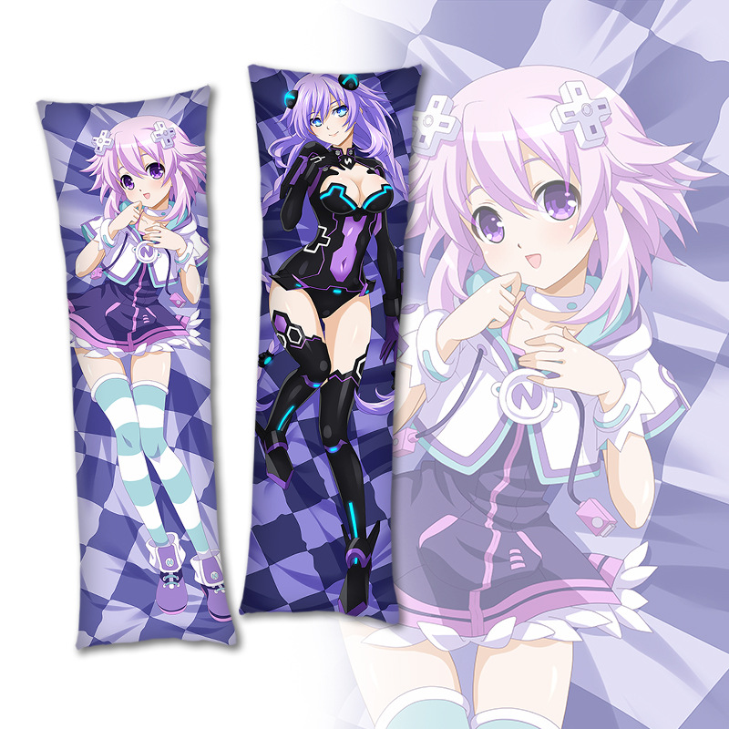 超次元游戏:海王星 动漫双面等身宅男抱枕二次元周边工厂代发