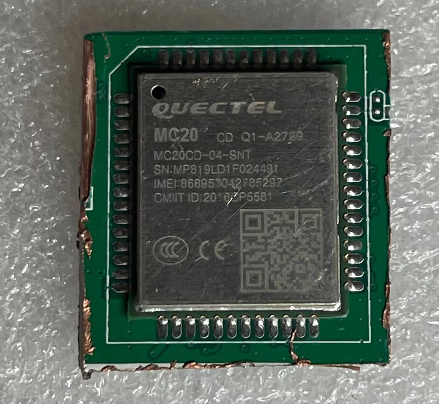 mc20 mc20cd-04-snt gprs gps/北斗定位模块