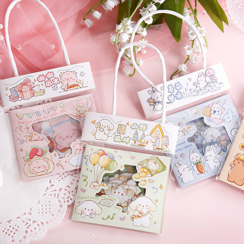 10015 沐染mr-tz003-56-1嘟嘟周末奇妙小镇系列贴纸包