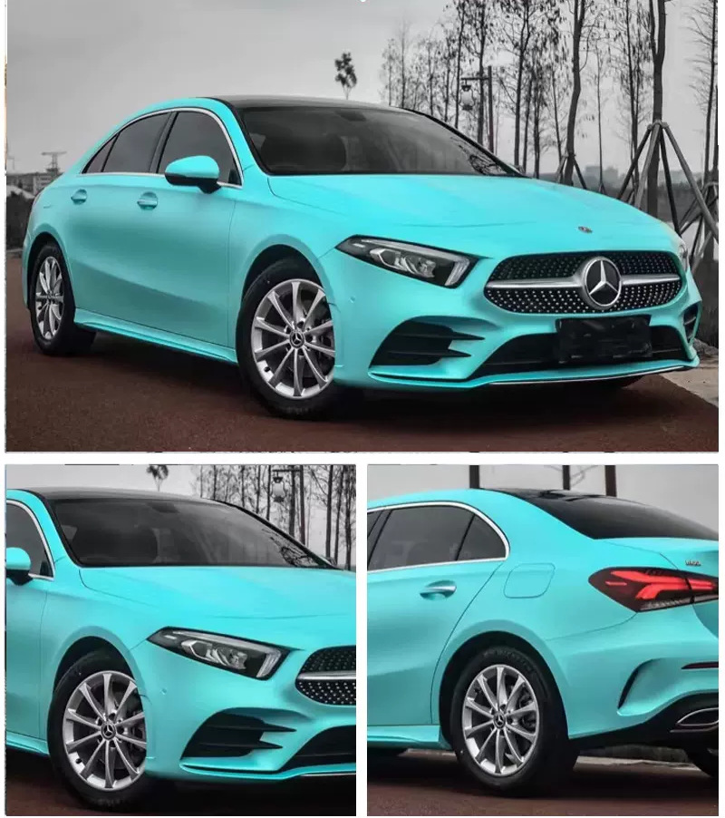 电光金属黑pet改色膜批发改色贴膜车身改色水晶车衣改色膜高端