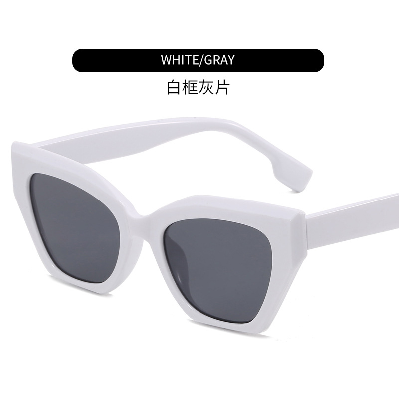 Fashion Square Frame UV Protection Sunglasses for Women Personalized Street Snap Decorations Trendy Men's Plaid Sunglasses Wholesale