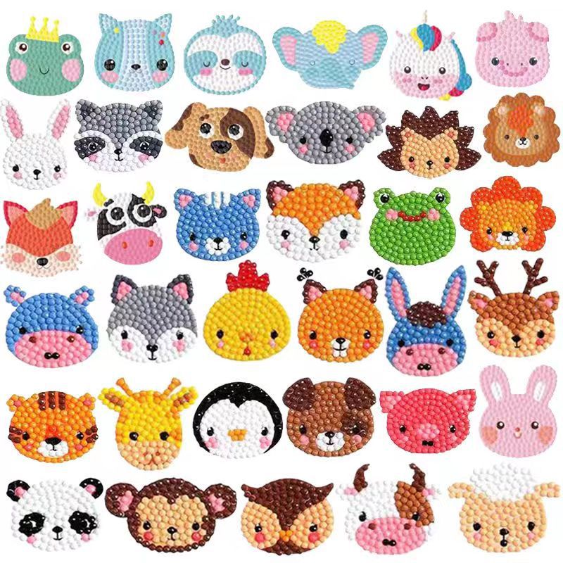 2021 New Amazon Hot Sale Children‘s Diamond Painting 5D Casual Stickers DIY Diamond Stickers Diamond Stickers