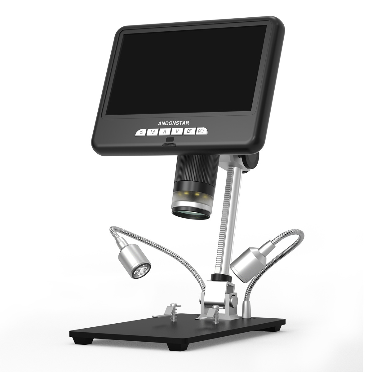 安东星ad207s高清7寸电子显微镜hdmi维修 建盏古玩硬币数码放大镜