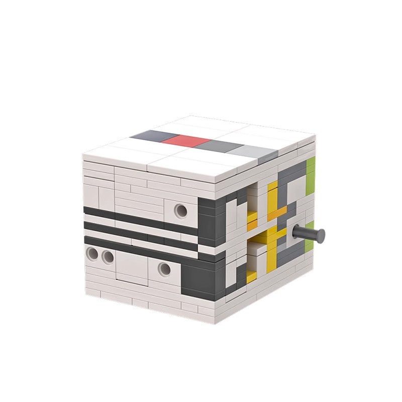 moc积木兼容乐高 套装puzzle boxc3拼图盒 解谜益智魔盒 拼搭积木