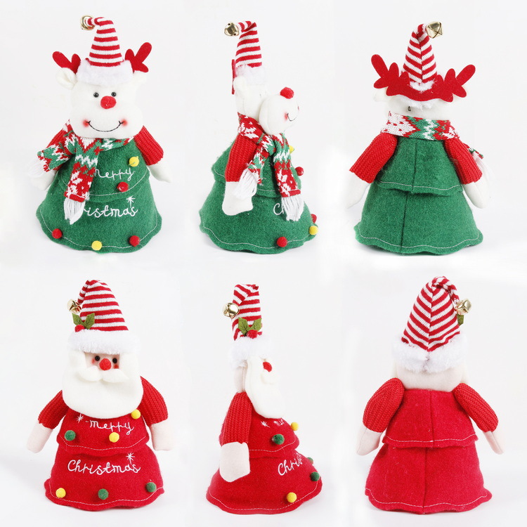 Christmas Decoration Supplies Santa Doll Home Display Window Ornaments Christmas Plush Doll Doll Ornaments