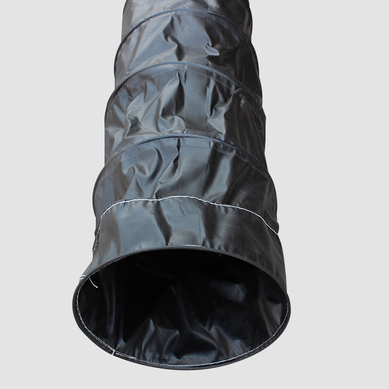 30圈矿用负压风筒 pvc涂覆布隧道工程 风带风机风筒布阻燃抗静电