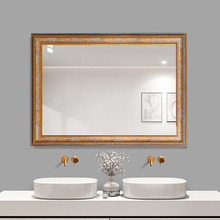 PS塑料镜框酒店浴室镜洗漱台卫生间镜子卫浴镜壁挂洗手间镜子外框