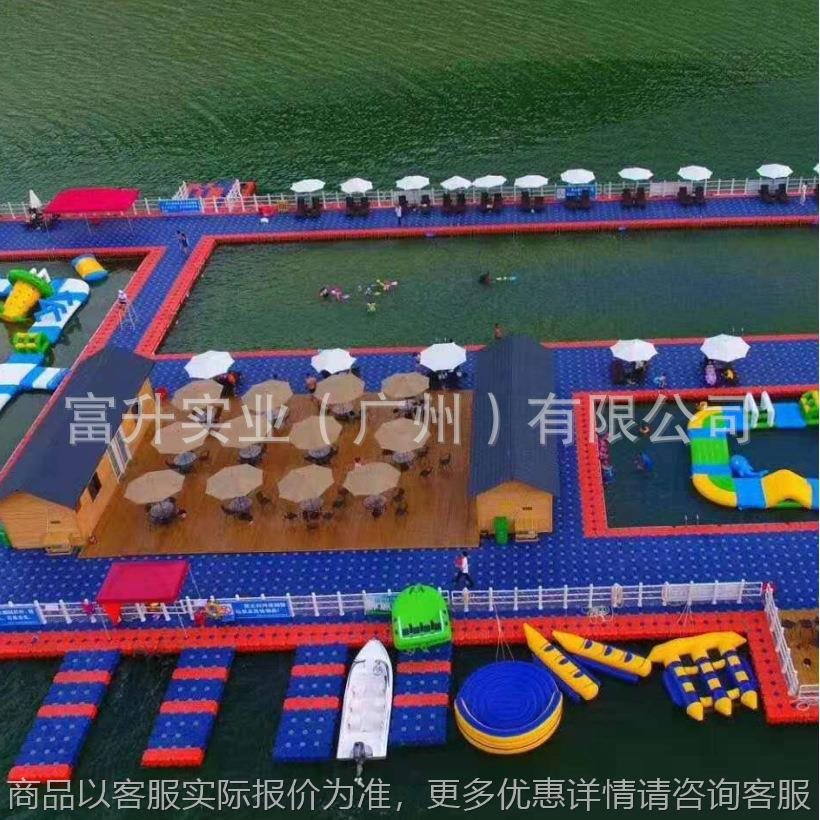 水上泊位游乐园停靠浮筒浮箱 游泳池浮台景区 潜水龙舟赛码头