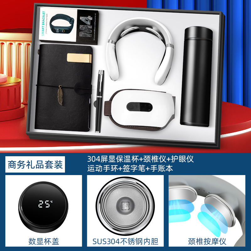 Business Gifts Power Bank Bluetooth Headphone Set Company Group Building Hand Gift Opening Activity Present for Client Staff