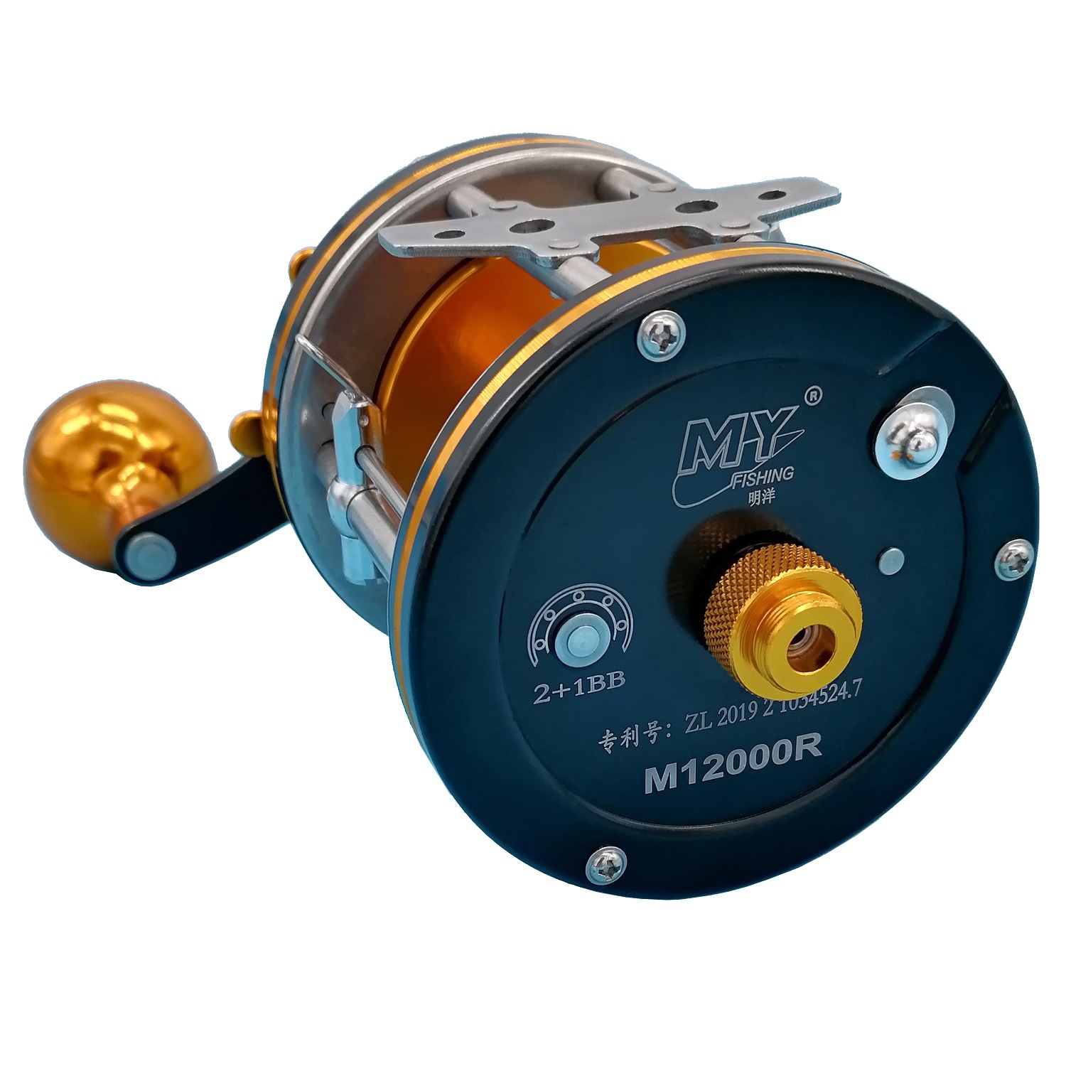 明洋锚鱼轮海德精工可视锚鱼鼓轮m9000r10000r12000r海德渔轮鼓轮