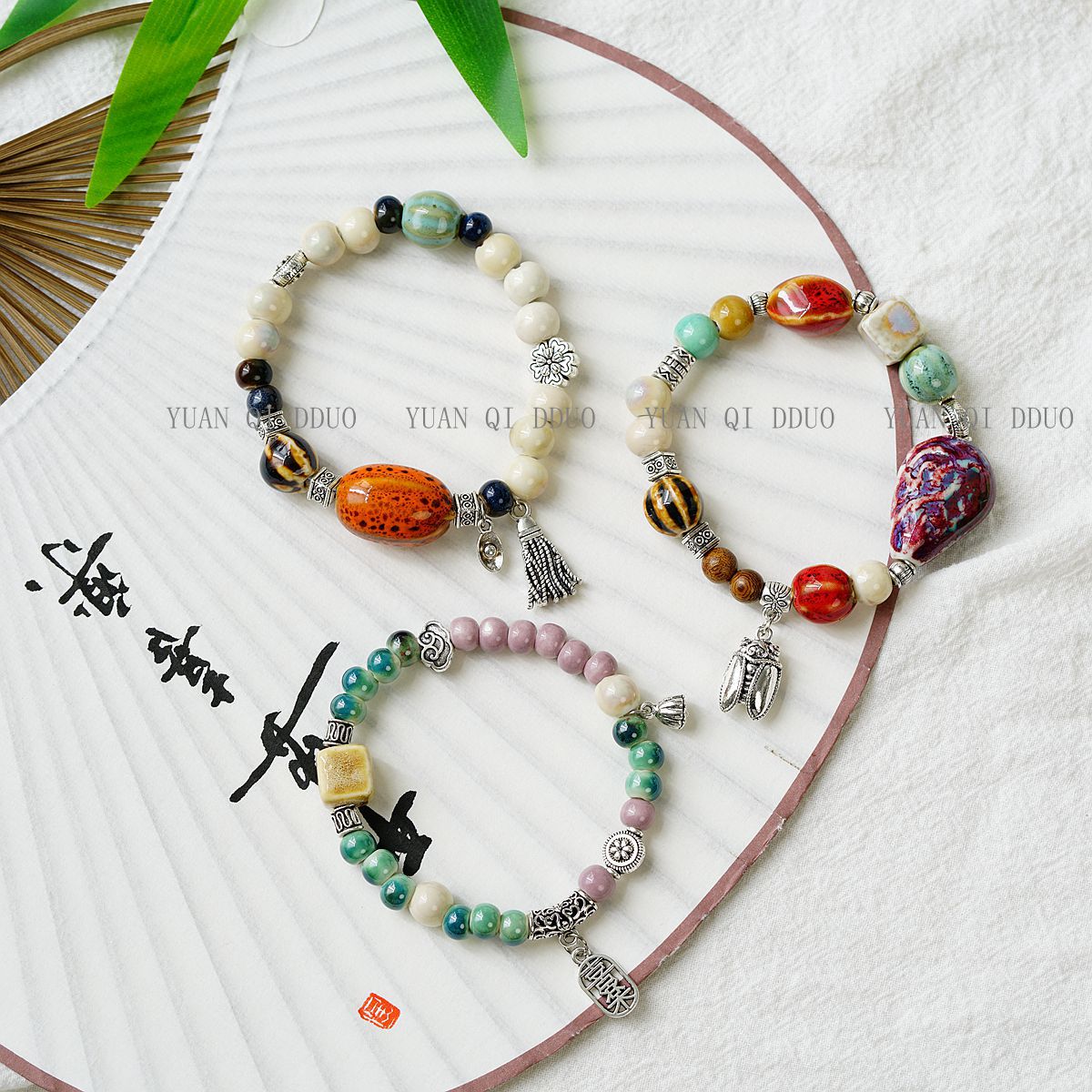 Accessories Strictly Selected Maillard Jingdezhen Ceramic Bracelet Female Gift Student National Style Creative Chinese Style Simple Bracelet