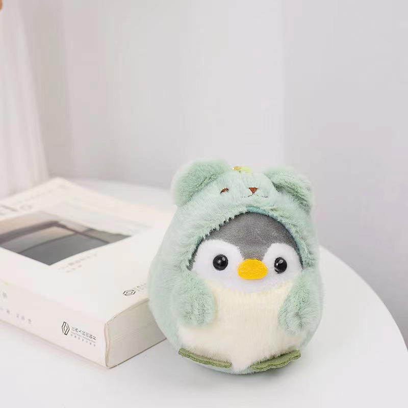 Cartoon Japanese Cute Little Penguin Doll Keychain Lovely Bag Hanging Piece Pendant Key Chain Plush Pendant