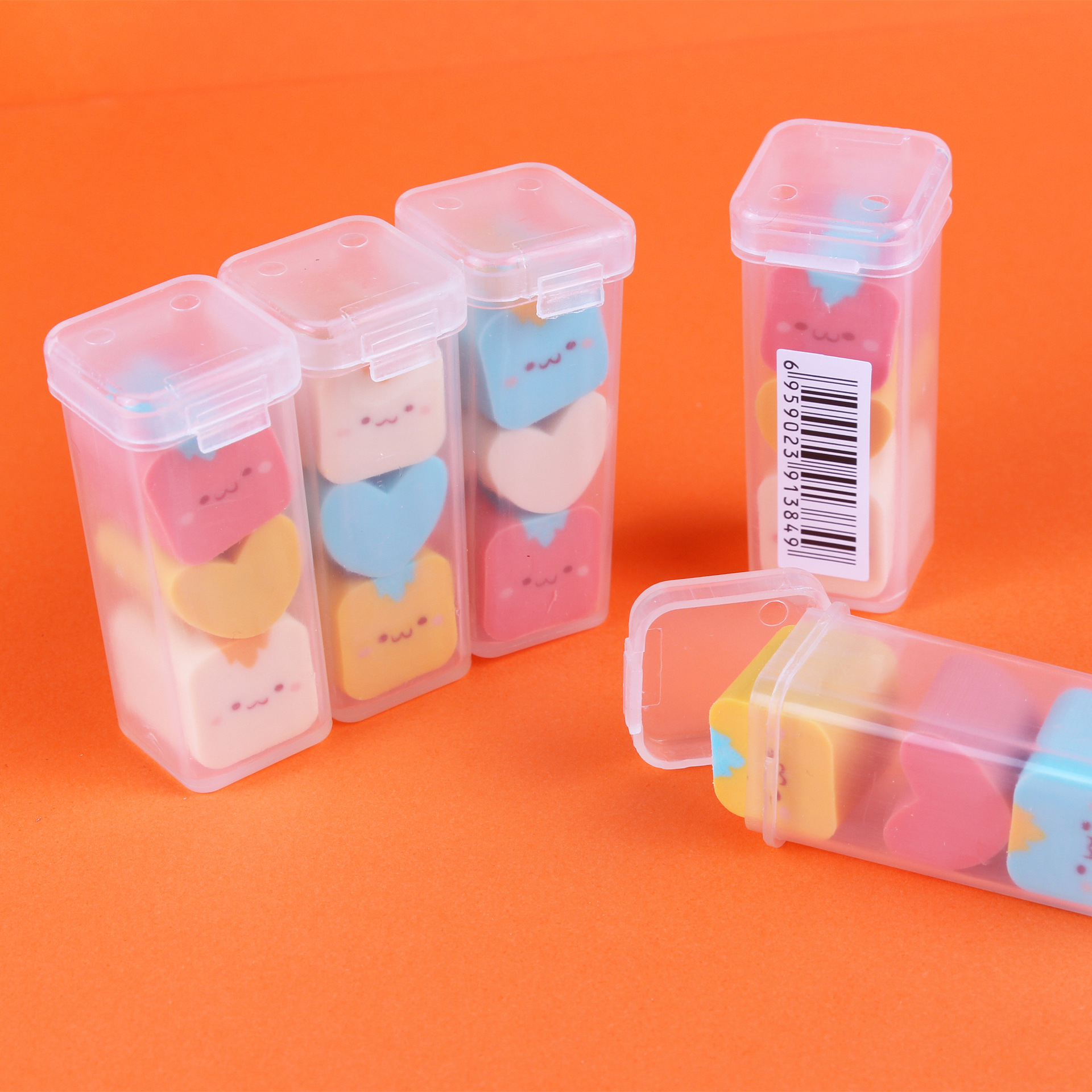 Tuqiang E2212 Cute Block Creative Strange Shape Cartoon Eraser Primary School Students Clean Few Scraps Drawing Cute Rubber