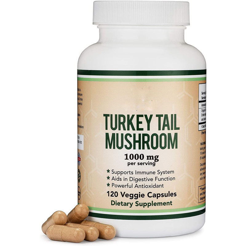云芝胶囊turkeytail capsules mushroom菌菇蘑菇支持综合免疫系统
