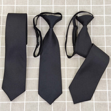 斜纹纯色黑色长短套装拍照摄影道具搭配衬衣手打款免打款领带套装