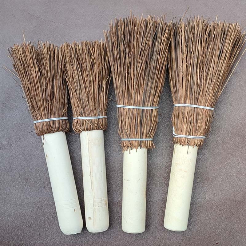 硬棕椰棕锅刷家用厨房刷锅刷子木把不沾油棕丝清洁刷炊帚厂家批发