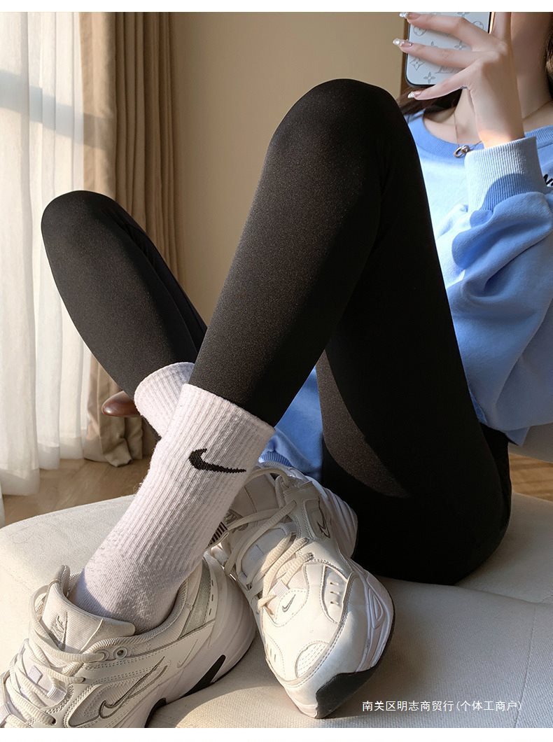 升级版鲨鱼裤女外穿春夏季薄款高腰紧身裤女提臀芭比裤七分芭比裤