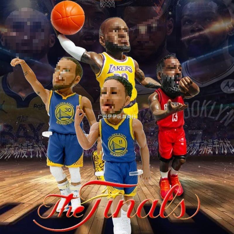 nba篮球全明星科比手办詹姆斯库里哈登模型摆件人偶玩具送礼男生-阿里